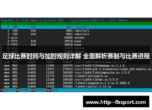 足球比赛时间与加时规则详解 全面解析赛制与比赛进程